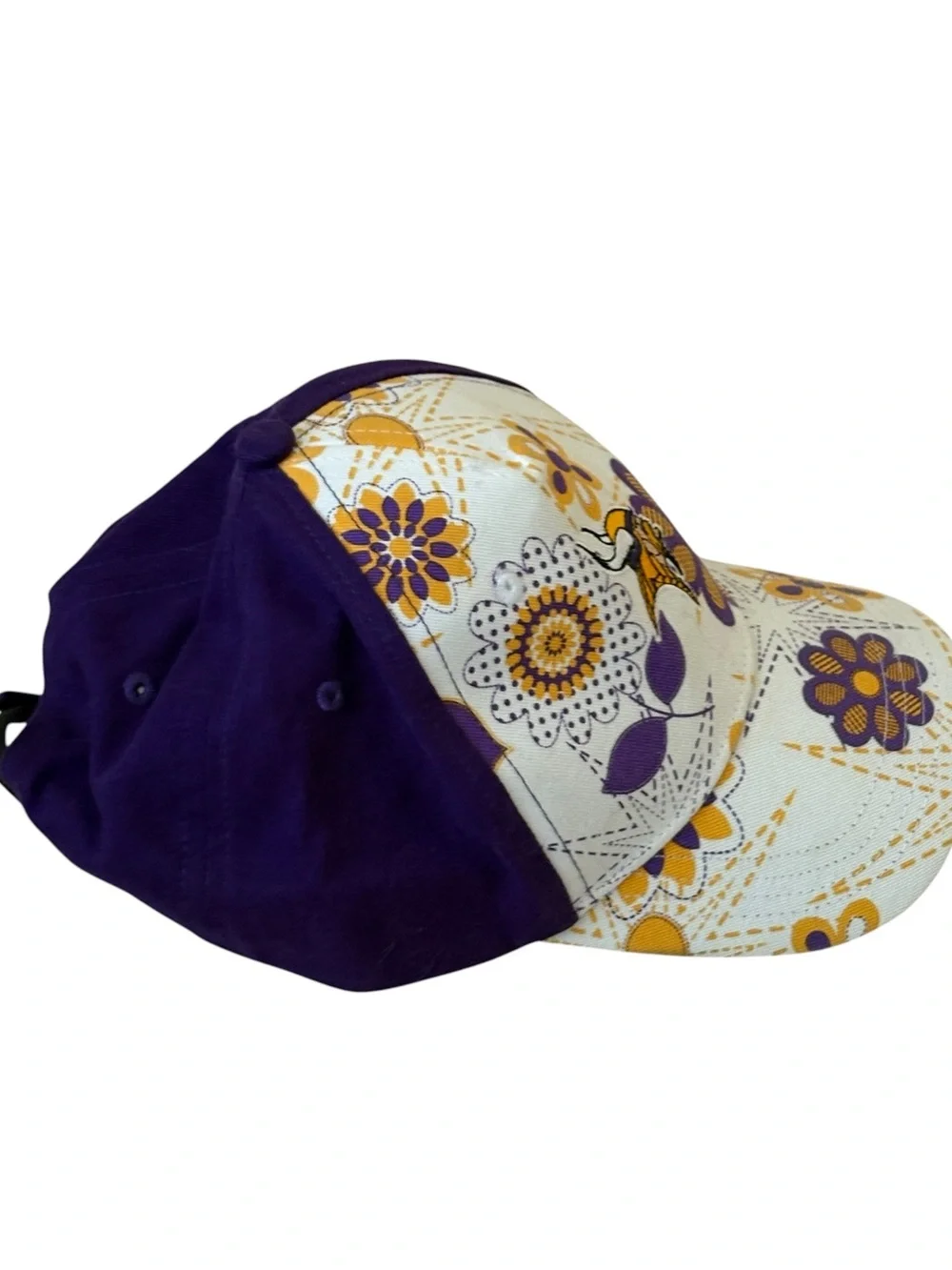 NFL Team Apparel Toddler Girl MN Minnesota Vikings Hat Adjustable Football